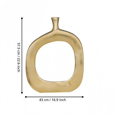 Vaza EGLO  ANKAREFO 421451 Aluminium Gold Handmade 430x60x575 mm  [1]