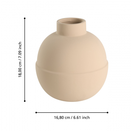 Vaza EGLO LYAGLAN 421403 Ceramic Sandy Ø168x180 mm  [3]