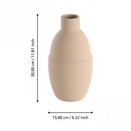 Vaza EGLO LYAGLAN 421404  Ceramic Sand Ø158x300 mm  [3]