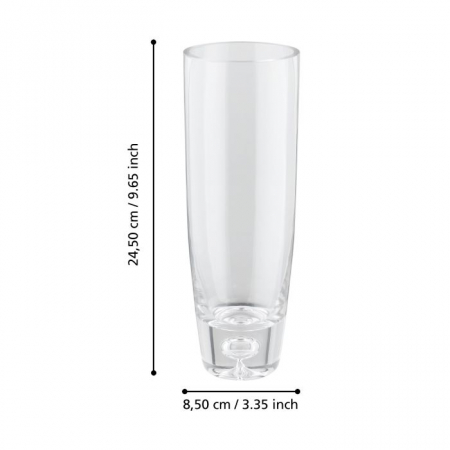 Vaza EGLO SANDRAKA 421237  Glass Transparent  Ø85x245 mm   [4]