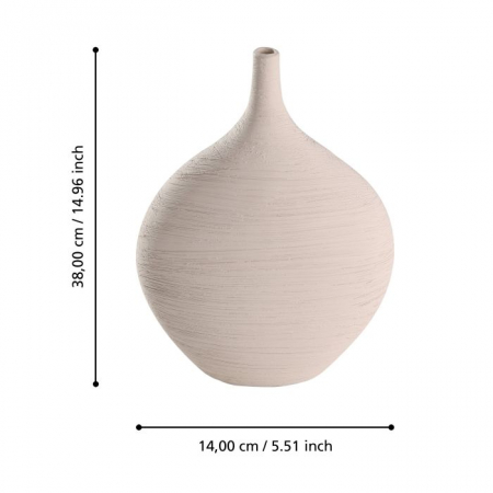 Vaza EGLO SARYKSU 421411 Ceramic Beige  210x100x285 mm  [3]