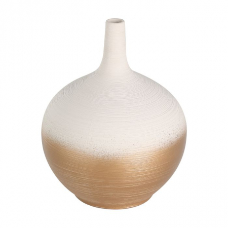 BLACK FRIDAY 2024 - Vaza EGLO SARYKSU 421413 Ceramic White Gold Ø180x235 mm 