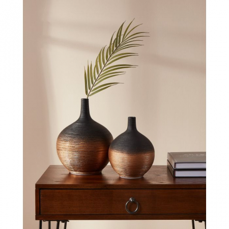 Vaza EGLO SARYKSU 421414 Ceramic Black Gold Ø180x235 mm  [4]
