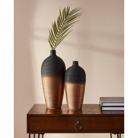 Vaza EGLO SARYKSU 421421  Ceramic Black Gold Ø150x355 mm  [4]