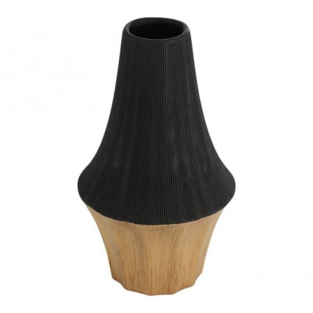 DECORATIUNI - Vaza EGLO SUAL 421007 Ceramic Brass Black  Ø190x320 mm