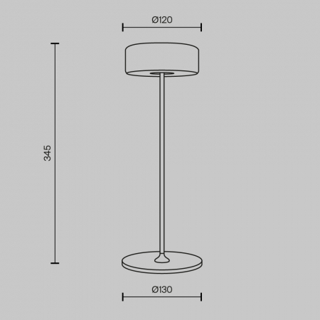 Veioza baterie Maytoni AI Collaboration MOD229TL-L3W3K2 LED 3W 2200K-4000K 120lm Metal White IP20 [4]