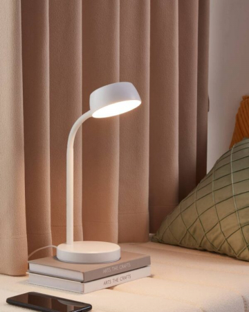 Veioză CABALES 99334, Ø140 mm, LED, 4,6W, 3000K, IP20, plastic alb [3]