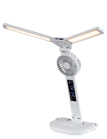 Veioza cu ventilator Rabalux Novilo LED 7W 420lm 3000K, 4000K, 6500K plastic white stil tehnic DC 5V IP20 74030 [4]