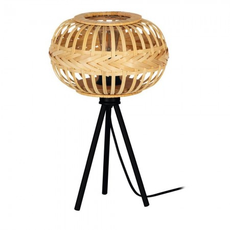 ILUMINAT - Veioza Eglo Amsfield 1, lemn, 1XE27, H.41 cm, 43865