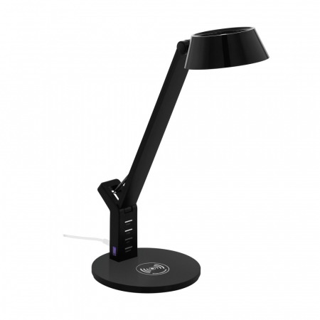 EGLO INTERIOR - Veioza EGLO BANDERALO 99832, LED 8W, 480lm, 3000-6300K, Plastic, Negru