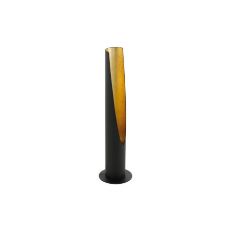 BF VEIOZE - Veioza EGLO Barbotto 97583 GU10 1X4,5W 220-240V,50/60Hz H 395mm x Ø60mm otel negru/gold  IP20