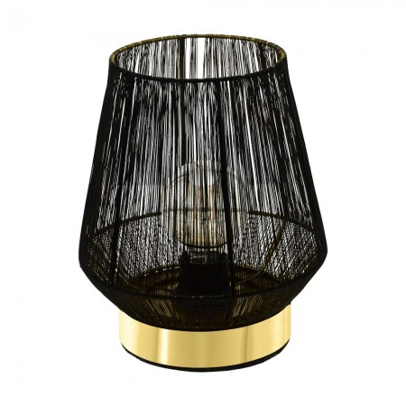 BF VEIOZE - Veioza Eglo Escandidos, negru/auriu, 1xE27, D.22 cm, 99808