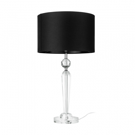 BLACK FRIDAY - Veioza EGLO PASIANO 1, E27, 1X40W,Otel, Sticla, Crom, Transparent, IP20