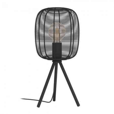 BF VEIOZE - Veioza Eglo Rinroe, negru, 1XE27, H. 44 cm, 43967
