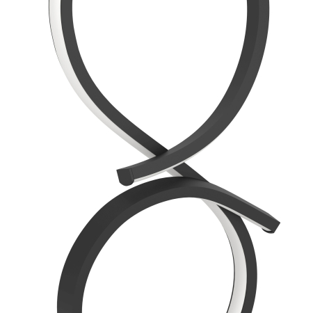 Veioza EGLO Serpins 901269 LED 11,4W 3000K 1400lm 220-240V,50/60Hz L 205mm x l 150mm x H 405mm aluminiu/otel negru plastic alb IP20 [2]