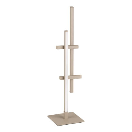 Veioze - Veioza EGLO Trepiliano 902143 LED 6,5W 3000K 800lm 220-240V,50/60Hz L 120mm x l 120mm x H 470mm aluminiu/otel sandy plastic alb IP20