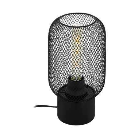 BLACK FRIDAY 2024 - Veioza EGLO WRINGTON 43096, E27 1X60W 150mm, Otel, negru