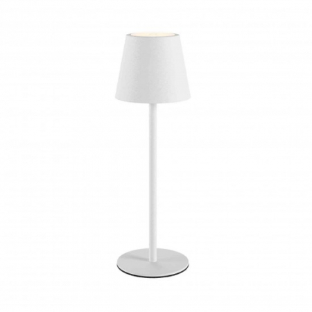 ILUMINAT - Veioza exterior Moby, alb mat, baterie, LED, 3.5W, 215 lumeni, 3000K-6500K, IP54, H.35 cm, 90573