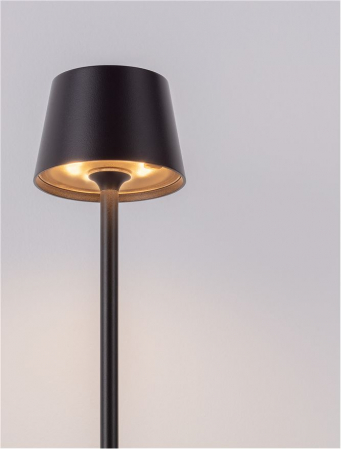 Veioza exterior Nova Luce DECK 9030561 LED 1.50W 3000K 121lm Sandy Black Die-Casting Aluminium & Polycarbonate Frost   IP54 [6]