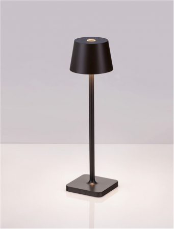 Veioza exterior Nova Luce DECK 9030561 LED 1.50W 3000K 121lm Sandy Black Die-Casting Aluminium & Polycarbonate Frost   IP54 [4]