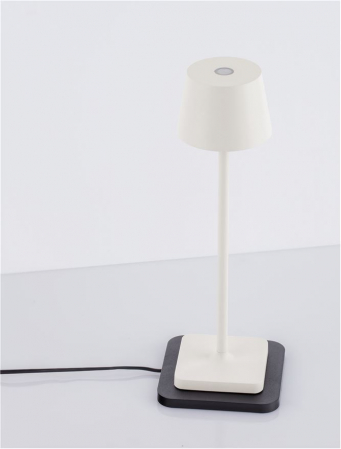 Veioza exterior Nova Luce DECK 9030562 LED 1.50W 3000K 121lm Sandy White Die-Casting Aluminium & Polycarbonate Frost   IP54 [2]