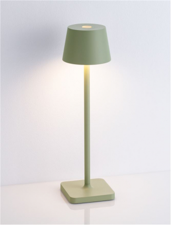 Veioza exterior Nova Luce DECK 9030564 LED 1.50W 3000K 121lm Sandy Olive Green Die-Casting Aluminium & Polycarbonate Frost   IP54 [5]