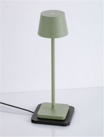 Veioza exterior Nova Luce DECK 9030564 LED 1.50W 3000K 121lm Sandy Olive Green Die-Casting Aluminium & Polycarbonate Frost   IP54 [8]