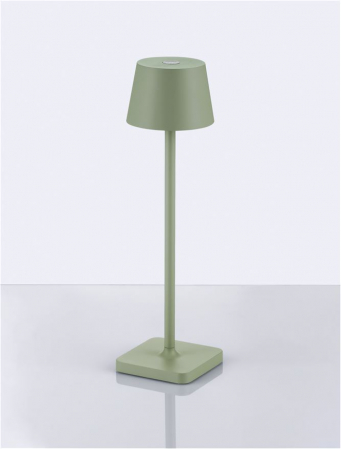 Veioza exterior Nova Luce DECK 9030564 LED 1.50W 3000K 121lm Sandy Olive Green Die-Casting Aluminium & Polycarbonate Frost   IP54 [3]