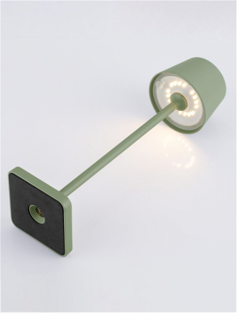 Veioza exterior Nova Luce DECK 9030564 LED 1.50W 3000K 121lm Sandy Olive Green Die-Casting Aluminium & Polycarbonate Frost   IP54 [7]