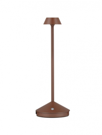 Veioza exterior Nova Luce LUMO 9030619 LED 2W 3000K 120lm Sandy Rust BroW n Die-Casting Aluminium & Polycarbonate Frost   IP54 [4]