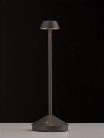 Veioza exterior Nova Luce LUMO 9030620 LED 2W 3000K 120lm Sandy Dark Grey Die-Casting Aluminium & Polycarbonate Frost  IP54 [9]