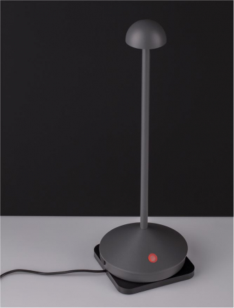 Veioza exterior Nova Luce LUMO 9030620 LED 2W 3000K 120lm Sandy Dark Grey Die-Casting Aluminium & Polycarbonate Frost  IP54 [2]