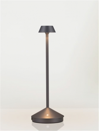 Veioza exterior Nova Luce LUMO 9030620 LED 2W 3000K 120lm Sandy Dark Grey Die-Casting Aluminium & Polycarbonate Frost  IP54 [7]