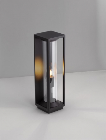 Veioza exterior Nova Luce PACIFIC 9030603 E27 1x12W    Sandy Black Die-Casting Aluminium & Clear Polycarbonate   IP65 [5]