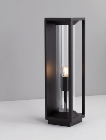Veioza exterior Nova Luce PACIFIC 9030603 E27 1x12W    Sandy Black Die-Casting Aluminium & Clear Polycarbonate   IP65 [4]