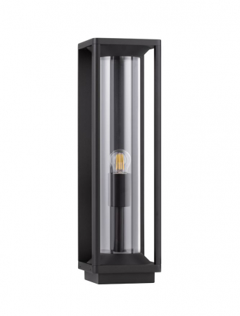Veioze - Veioza exterior Nova Luce PACIFIC 9030603 E27 1x12W    Sandy Black Die-Casting Aluminium & Clear Polycarbonate   IP65