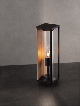 Veioza exterior Nova Luce PACIFIC 9030604 E27 1x12W    Sandy Black Die-Casting Aluminium & Clear Polycarbonate   IP65 [9]