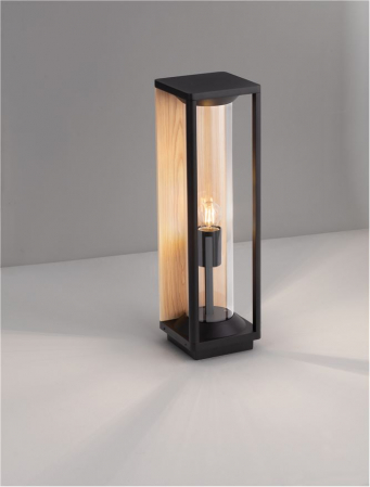 Veioza exterior Nova Luce PACIFIC 9030604 E27 1x12W    Sandy Black Die-Casting Aluminium & Clear Polycarbonate   IP65 [5]