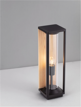 Veioza exterior Nova Luce PACIFIC 9030604 E27 1x12W    Sandy Black Die-Casting Aluminium & Clear Polycarbonate   IP65 [4]