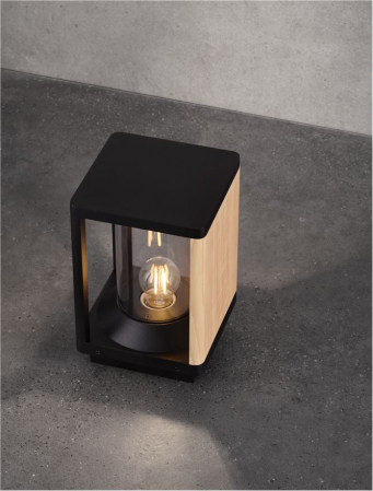 Veioza exterior Nova Luce PACIFIC 9030605 E27 1x12W    Sandy Black Die-Casting Aluminium & Clear Polycarbonate   IP65 [4]