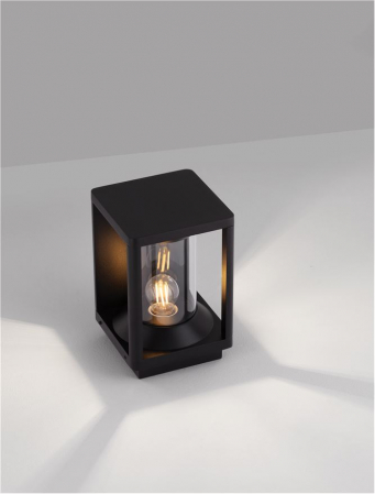 Veioza exterior Nova Luce PACIFIC 9030606 E27 1x12W    Sandy Black Die-Casting Aluminium & Clear Polycarbonate   IP65 [4]