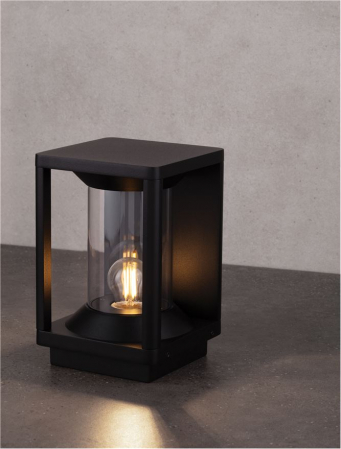 Veioza exterior Nova Luce PACIFIC 9030606 E27 1x12W    Sandy Black Die-Casting Aluminium & Clear Polycarbonate   IP65 [8]