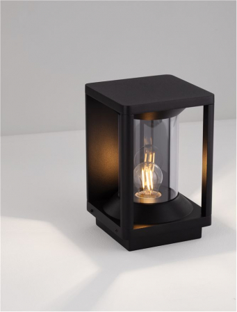 Veioza exterior Nova Luce PACIFIC 9030606 E27 1x12W    Sandy Black Die-Casting Aluminium & Clear Polycarbonate   IP65 [5]