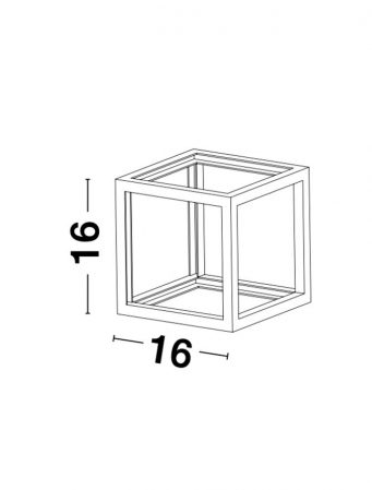 Veioza GABBIA Nova Luce 9818162 LED 20 W, 1500 lm, 3000K IP20 Gold [5]