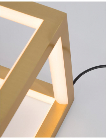 Veioza GABBIA Nova Luce 9818162 LED 20 W, 1500 lm, 3000K IP20 Gold [3]