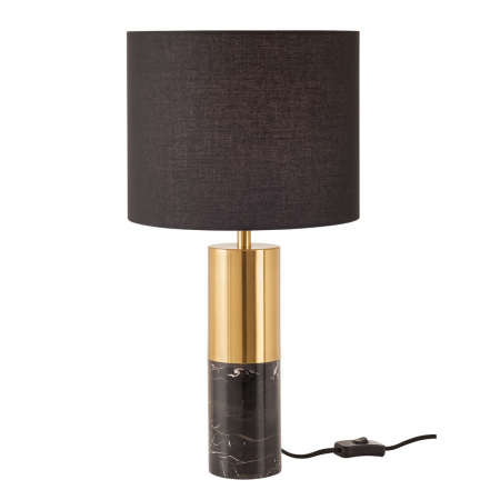 ILUMINAT - Veioza Incanti Apua IAP T1 23 06 E27 1x42W Metal GOLD+BLACK/BLACK SHADE IP20