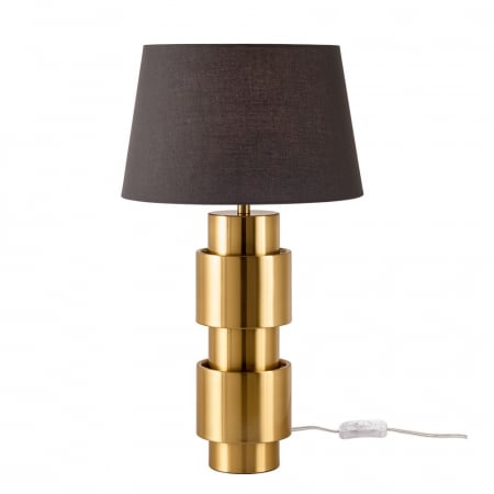 ILUMINAT - Veioza Incanti Perpetuo IPE T1 05 06 E27 1x42W Metal GOLD/BEIGE SHADE IP20