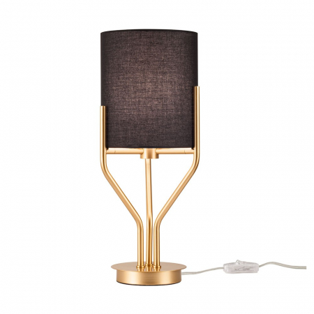 ILUMINAT - Veioza Incanti Poseido IPO T1 05 06 E27 1x42W Metal GOLD/BEIGE SHADE IP20