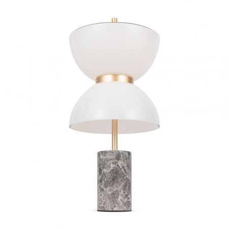 Veioza Maytoni Kyoto MOD178TL-L11GR3K LED 11W 3000K 350lm Metal/Marmura Gold/Grey IP20 [3]