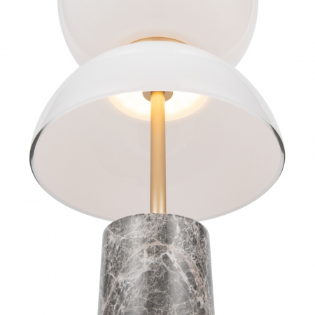 Veioza Maytoni Kyoto MOD178TL-L11GR3K LED 11W 3000K 350lm Metal/Marmura Gold/Grey IP20 [1]